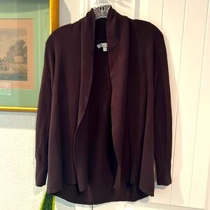 Olivia Sky chocolate brown cardigan size S